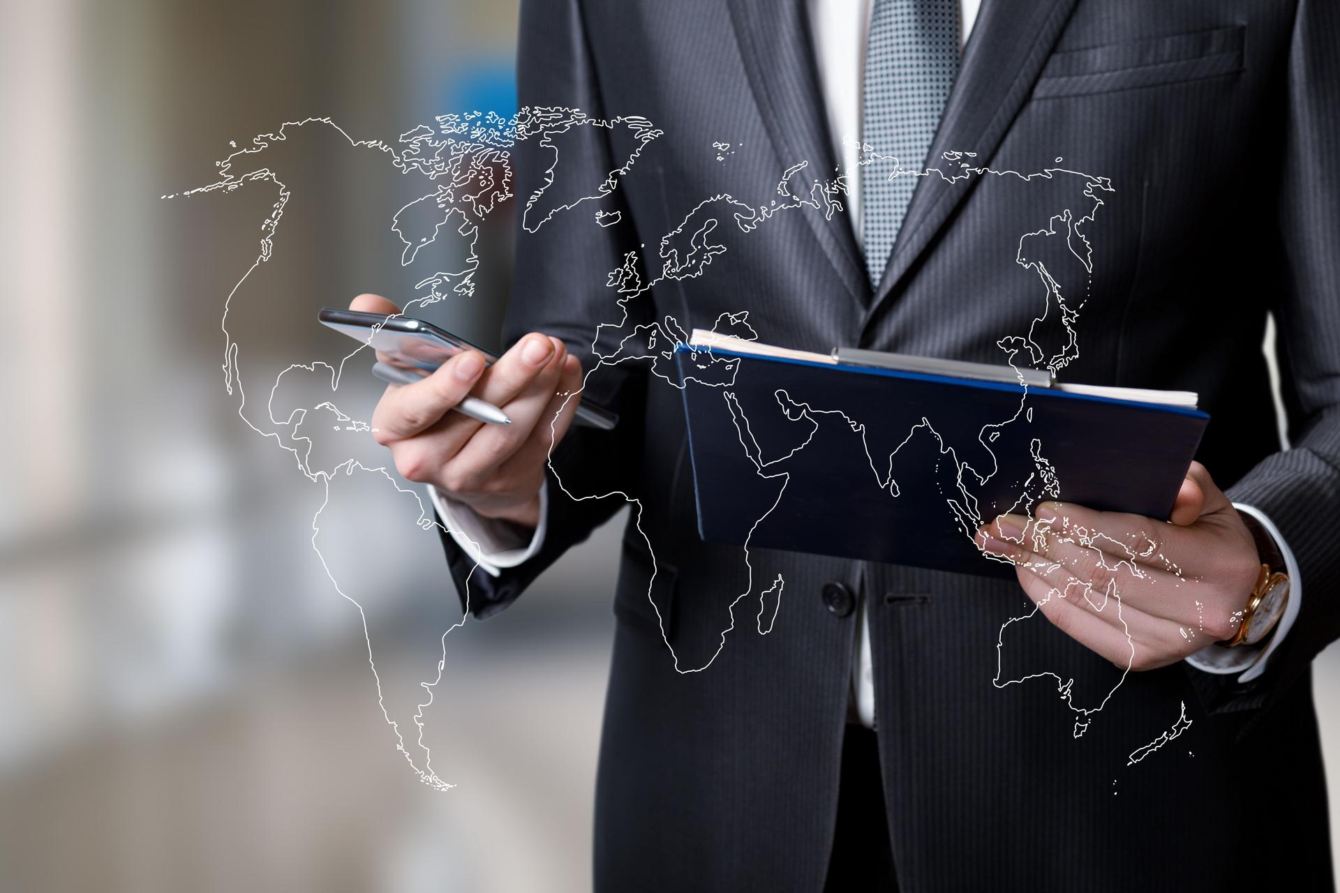 Global Business in network.